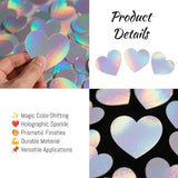 10 Pcs Holographic Iridescent Love Heart Hanging Garlands Birthday Wedding Party Decorations