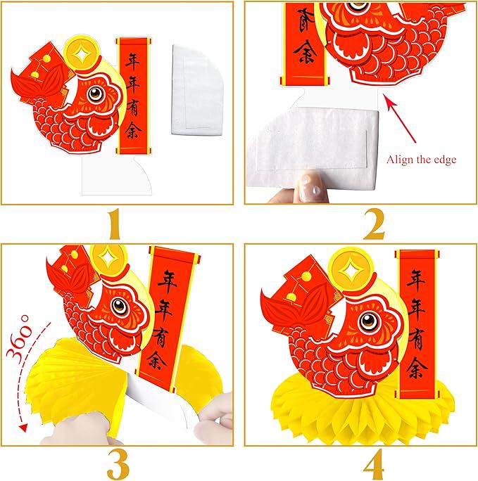 10 Pcs Chinese New Year 2026 Table Centerpieces Year of the Horse Decor