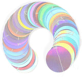 Iridescent Disco Holographic Mermaid Garland for Wedding Birthday and Under The Sea Party Decor
