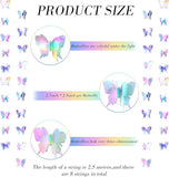 3D Butterfly Hanging Garland Set for Wedding Birthday Baby Shower and Party Decorations