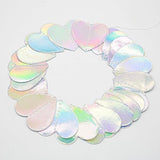 Iridescent Party Decorations 52 Ft Paper Heart Garland Streamers Banner