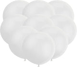 24 Pack 18 Inch Big White Latex Balloons Birthday Wedding Party Decorations