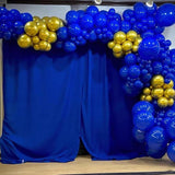 Navy Blue Gold Balloon Garland Kit 200pcs Stars and Confetti Balloons for Party Decorations