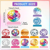 12 Pieces Disco Ball Table Centerpieces Honeycomb Party Decorations for 70s 80s Theme