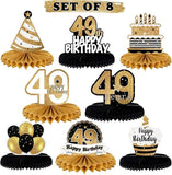Happy 49th Birthday Honeycomb Table Centerpieces Party Table Decorations