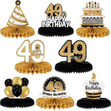 Happy 49th Birthday Honeycomb Table Centerpieces Party Table Decorations