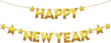 Gold Happy New Year Banner 10 Feet New Years Eve Party Decorations 2026