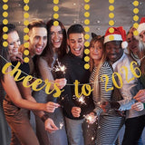 Gold Cheers to 2026 Happy New Year Banner Party Decor and Eve Supplies