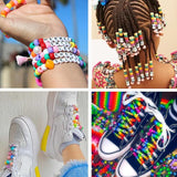 2350pcs, 64 Colors, Pony Beads for Bracelet Making Kit