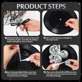 Disco Ball Balloon Centerpiece Kit, 78 Pcs Party Decorations