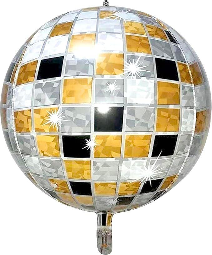 Disco Ball & Star Balloon Set, Party Decorations