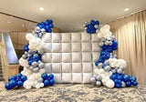 36 Pcs White Square Foil Balloons with 79 Pcs Garland Arch Kit for Party Decorations