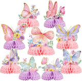 9PCS Butterfly Table Centerpieces Birthday Baby Shower Party Decorations