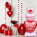 Valentines Day Balloon Arch Kit 220 Pcs Red Pink White Heart Wedding Party Decor
