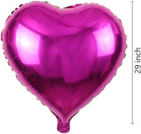 XL Pink Heart Balloon Large Heart Foil for Valentines Wedding Birthday Party Decor
