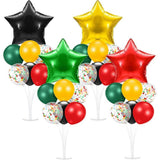 Juneteenth Balloon Stand Kit Table Centerpieces Red Black Green Party Decor