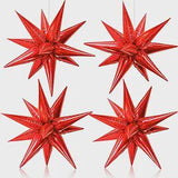 Large Red Star Balloons 20 Inch Pack of 52 for Christmas Birthday Party Decor