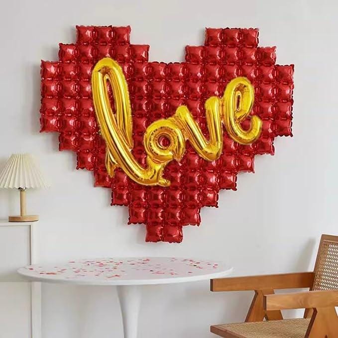 42 Inch Gold Love Letter Balloons 2Pcs Giant Balloons for Wedding Birthday Party