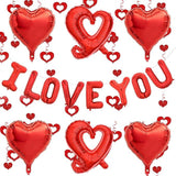 67Pcs Valentines Day Balloon Set I Love You Heart Balloons Wedding Party Decor
