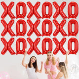 24Pcs Valentines Day 16 Inch XOXO Foil Balloons Banner Wedding Party Decor