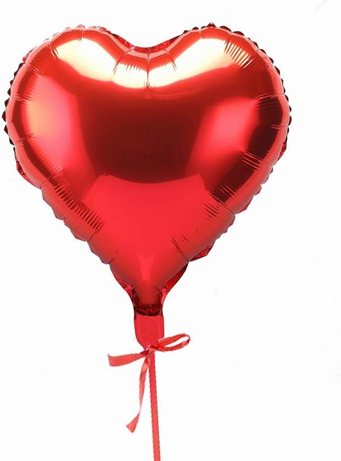 LOVE Heart Foil Balloons 45CM Red Valentines Wedding Birthday Party 10PCS