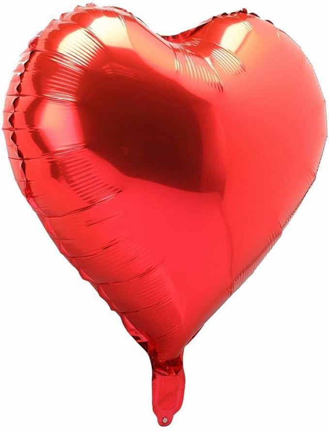 LOVE Heart Foil Balloons 45CM Red Valentines Wedding Birthday Party 10PCS