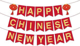 Chinese Spring Festival Banner Red Snake Year Party Decorations Kids Home Decor