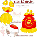 2026 Chinese New Year Party Honeycomb Centerpieces Spring Festival Table Decor