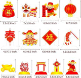 2026 Chinese New Year Party Honeycomb Centerpieces Spring Festival Table Decor