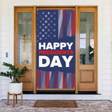 Presidents Day Door Banner: 36x73 Inch Patriotic Party Decor