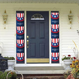Presidents Day Porch Banner, Patriotic Party Decor (12x71 Inch)