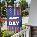 Happy Presidents Day Garden Flag Double Sided Outdoor Yard Banner 12 by 18 Inch