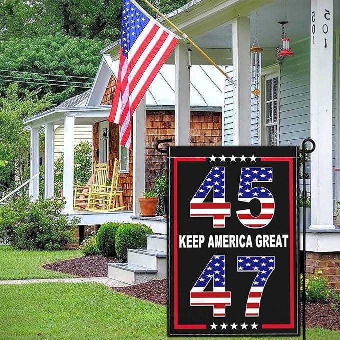 Garden Flag, Patriotic Outdoor Decor (12x18 Inch Double Sided Polyester)