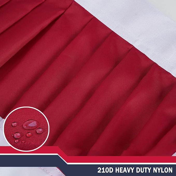American Flags Bunting 3x6 Ft 4 Pack President Day Outdoor Red White Blue Decorations