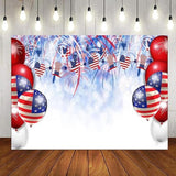 7x5ft US Flag President Day Photography Background Patriotic Party Banner