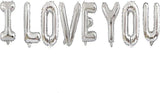 I Love You Letter Foil Balloons for Valentines Day Wedding Anniversary Party Decor