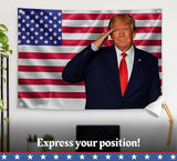 3x5 Trump 2026 Flag Large American President Republican Banner Indoor Outdoor Decor