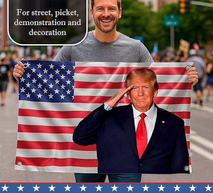 3x5 Trump 2026 Flag Large American President Republican Banner Indoor Outdoor Decor