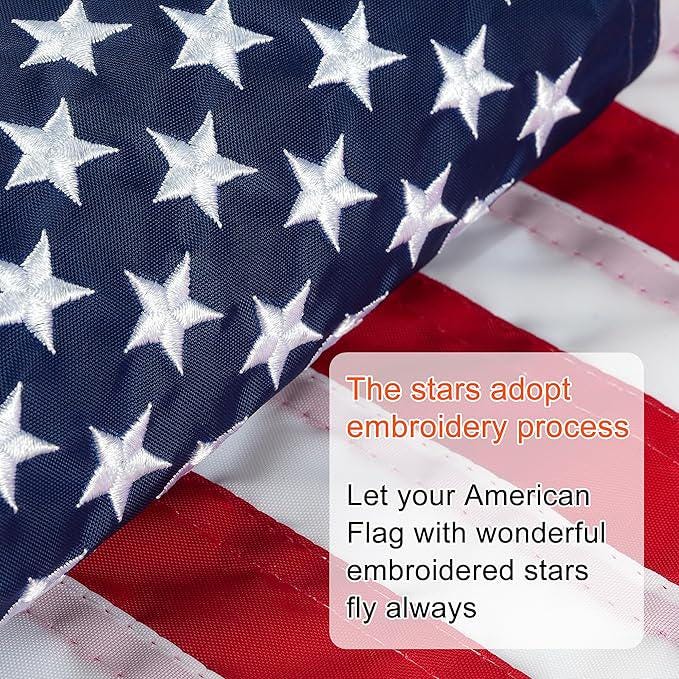 American Garden Flag 12x18 Inch Small Patriotic Yard Flags Outdoor Presidents Day Decor