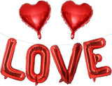 Red Valentine Day Decorations Love Heart Balloons Valentines Wedding Party Decor