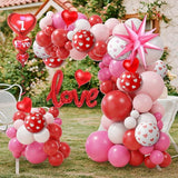 Valentines Day Balloon Arch Kit 220 Pcs Red Pink White Heart Wedding Party Decor