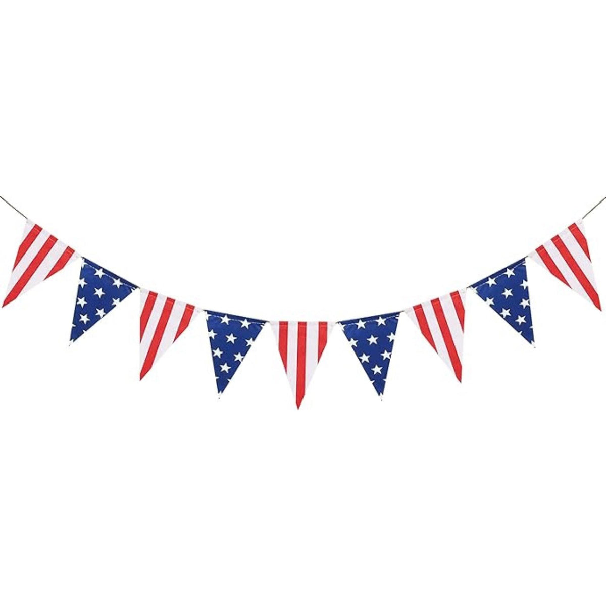 American Stars Stripes Flag Bunting Triangle Banner Patriotic Party Decoration President Day