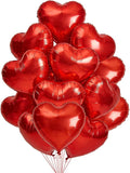 32 Pcs 18 Inch Red Heart Foil Balloons Valentines Wedding Anniversary Party Decor