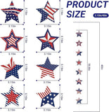 10 Pack Patriotic Red White Blue Star Banner Flags President Day Party Decoration