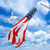 40 Inch American Windsock Patriotic President Day USA Flag Outdoor Decoration