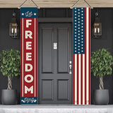 President Day Outdoor Patriotic Memorial Decor American Flag Banner Stars Stripes