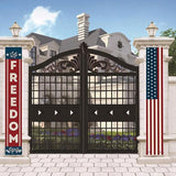 President Day Outdoor Patriotic Memorial Decor American Flag Banner Stars Stripes