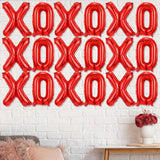 24Pcs Valentines Day 16 Inch XOXO Foil Balloons Banner Wedding Party Decor