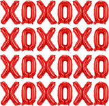 24Pcs Valentines Day 16 Inch XOXO Foil Balloons Banner Wedding Party Decor