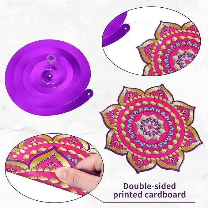 52 Piece Ramadan Mubarak Arabian Nights Hanging Swirls Ceiling Party Decorations
